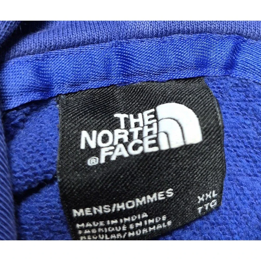 ​The North Face Himalayan Bottle Source Blue Floral Mountain Graphic Hoodie 2XL
